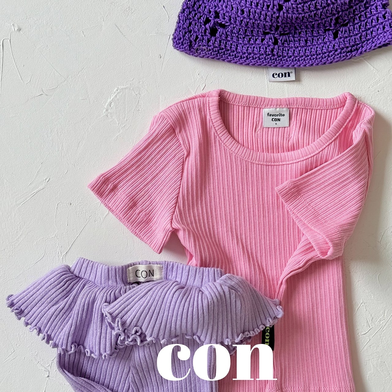 Con | Basic T (Pink/Melange size 4(97-107)