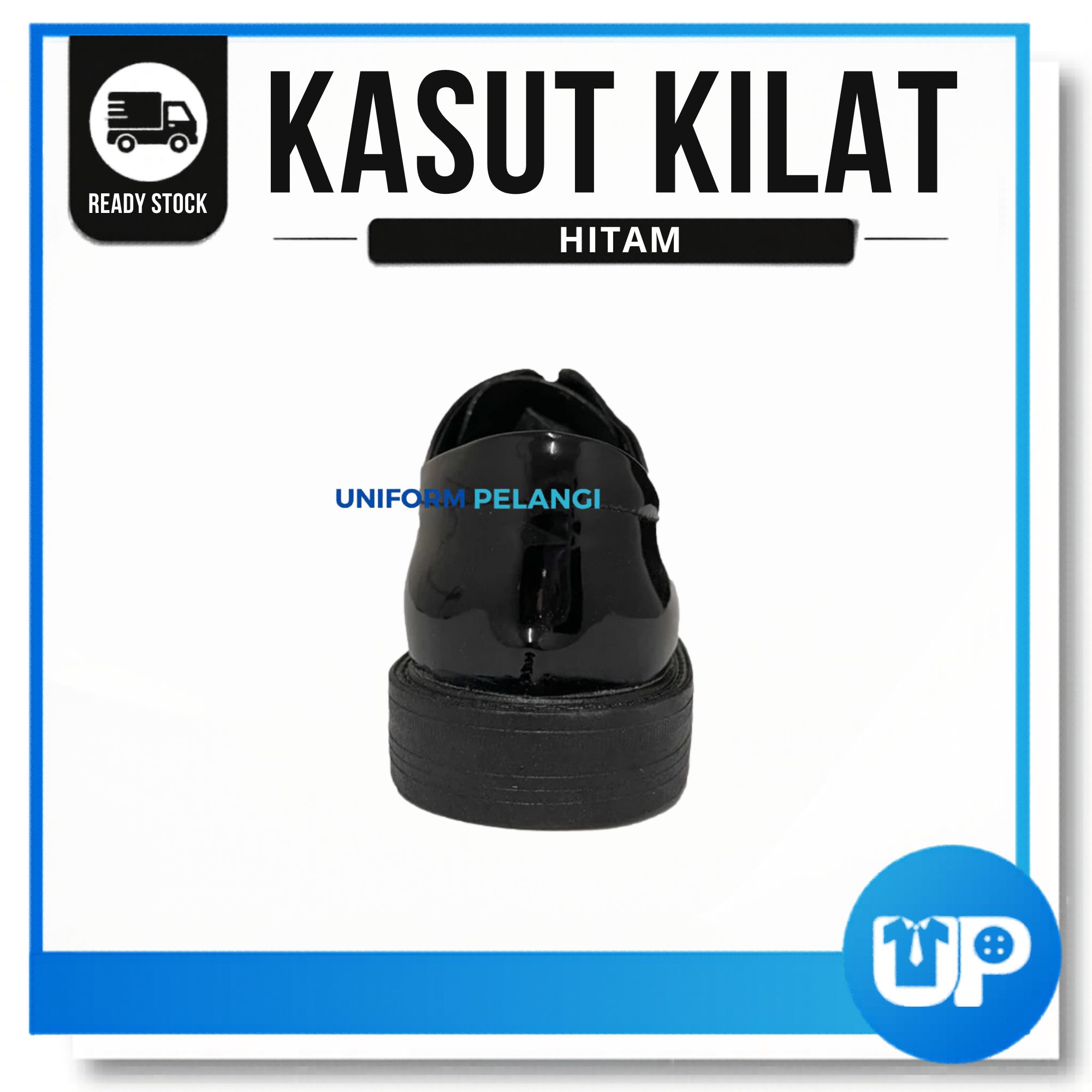 SPAKO Kasut Kilat Kawad Kokurikulum / Formal Hitam Lelaki Black Shoe