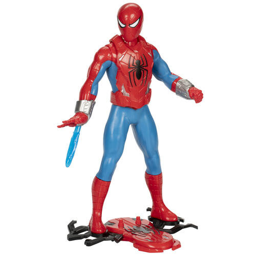 正版 Marvel Spider-Man Thwip Blast 蜘蛛俠27cm發射蜘蛛網大型公仔連裝備