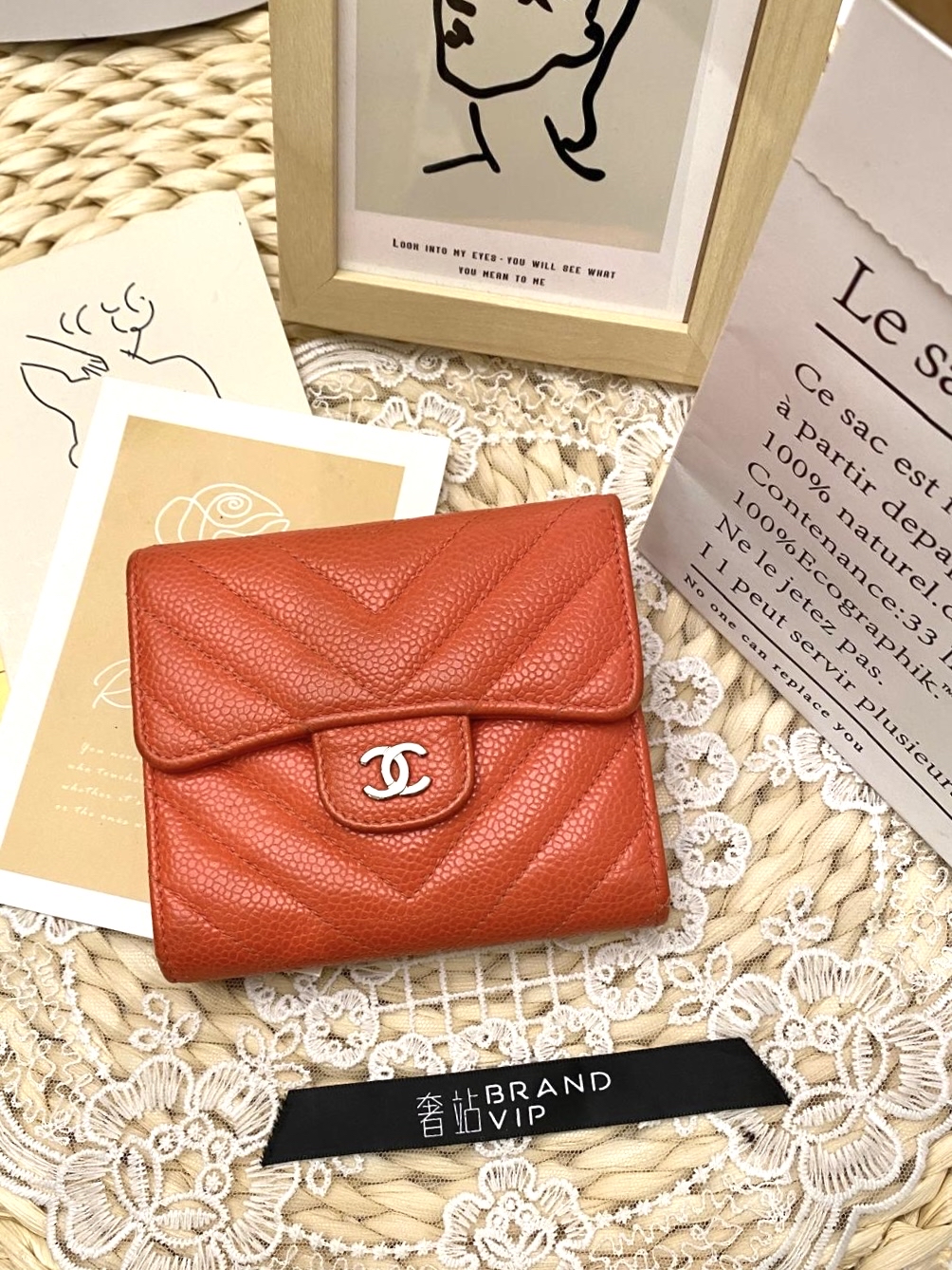Chanel Classic Caviar Small Flap Wallet