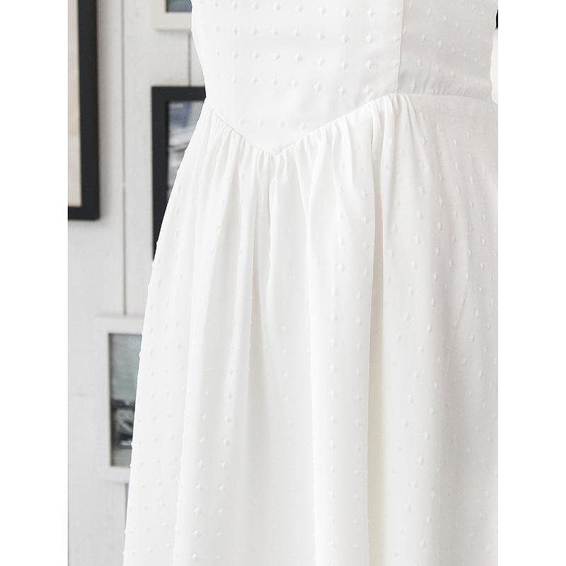 (SOLDOUT) Roman Holiday Sweatheart White Dress(FM021)