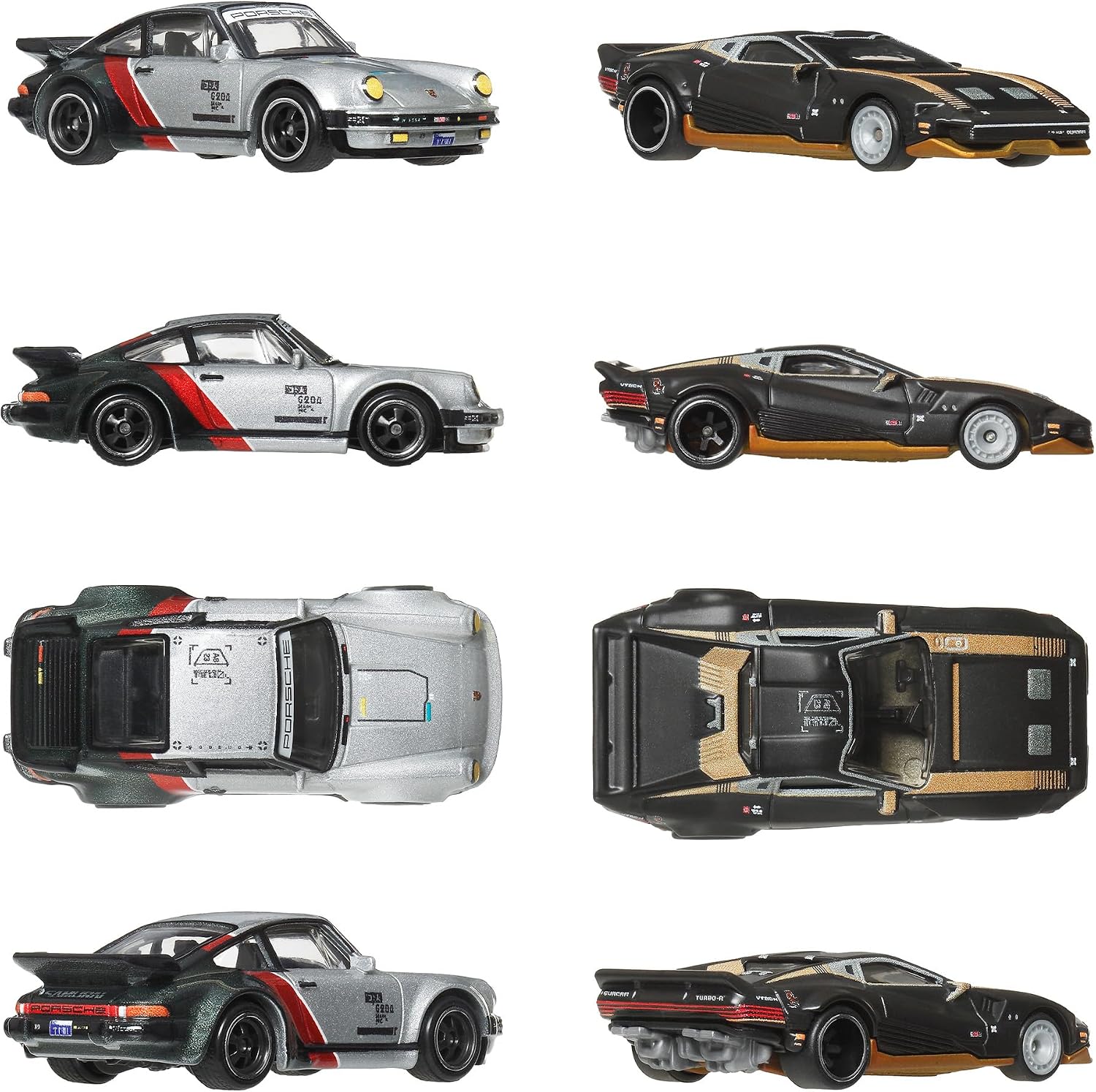 【預訂】Hot Wheels Premium 1/64 Car Culture 2-Pack｜McLaren F1 GTR & McLaren P1 GTR ｜ Plymouth Duster Funny Car & '65 Mercury Comet Cyclone｜Porsche 930 & Quadra Turbo-R V-Tech ｜【日版】