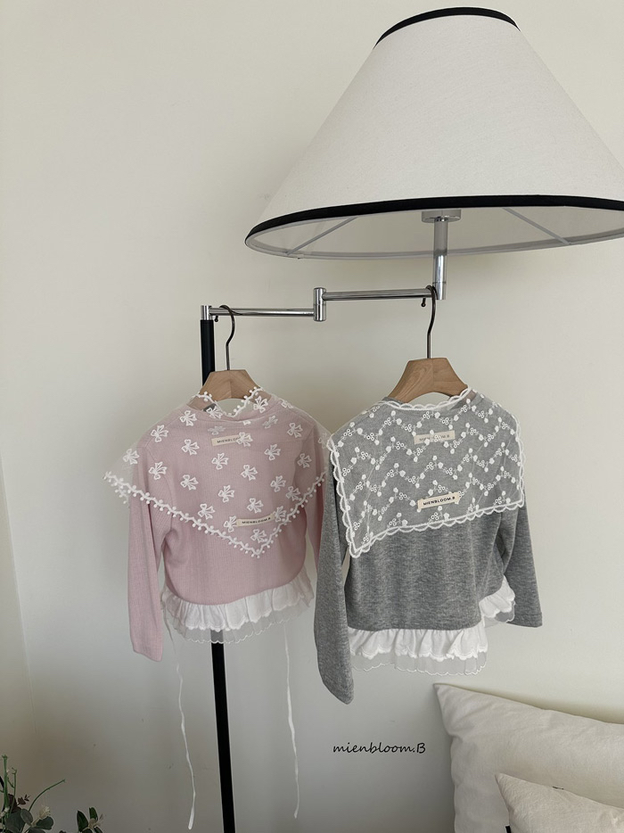 🇰🇷mienbloomb cape/apron/bonnet