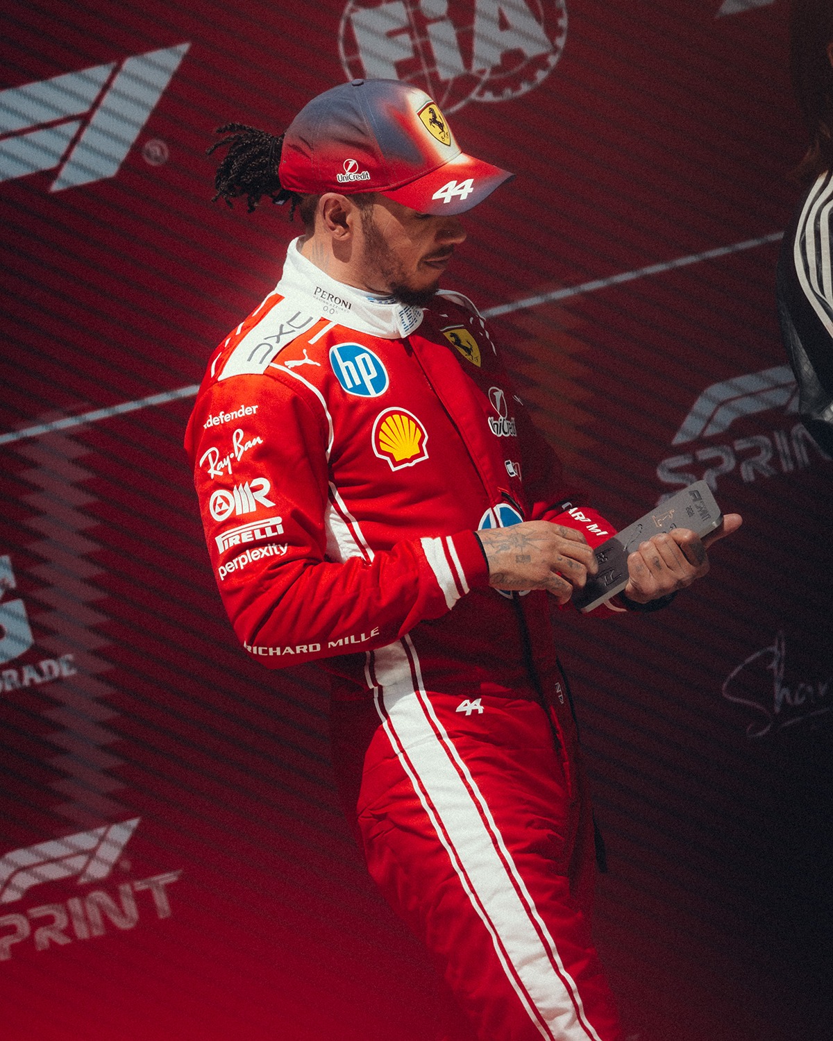 🏎️ F1 Scuderia Ferrari 法拉利車隊 2026中國站Lewis Hamilton 車手限定Cap帽 701241123 