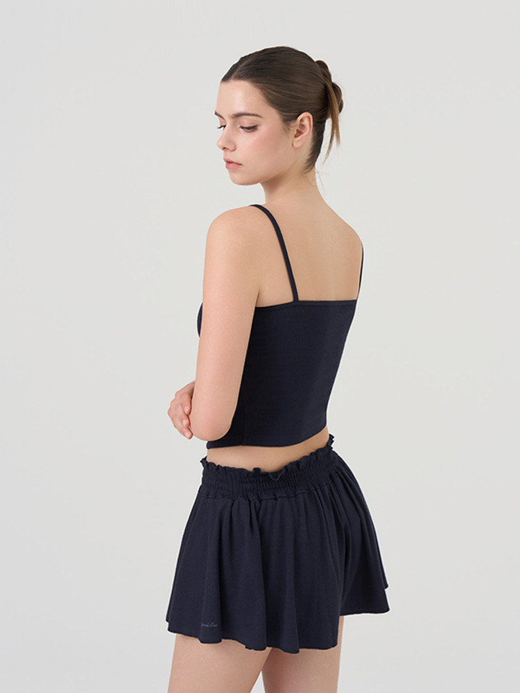 預購_Eyelet slim sleeveless by Grandeline