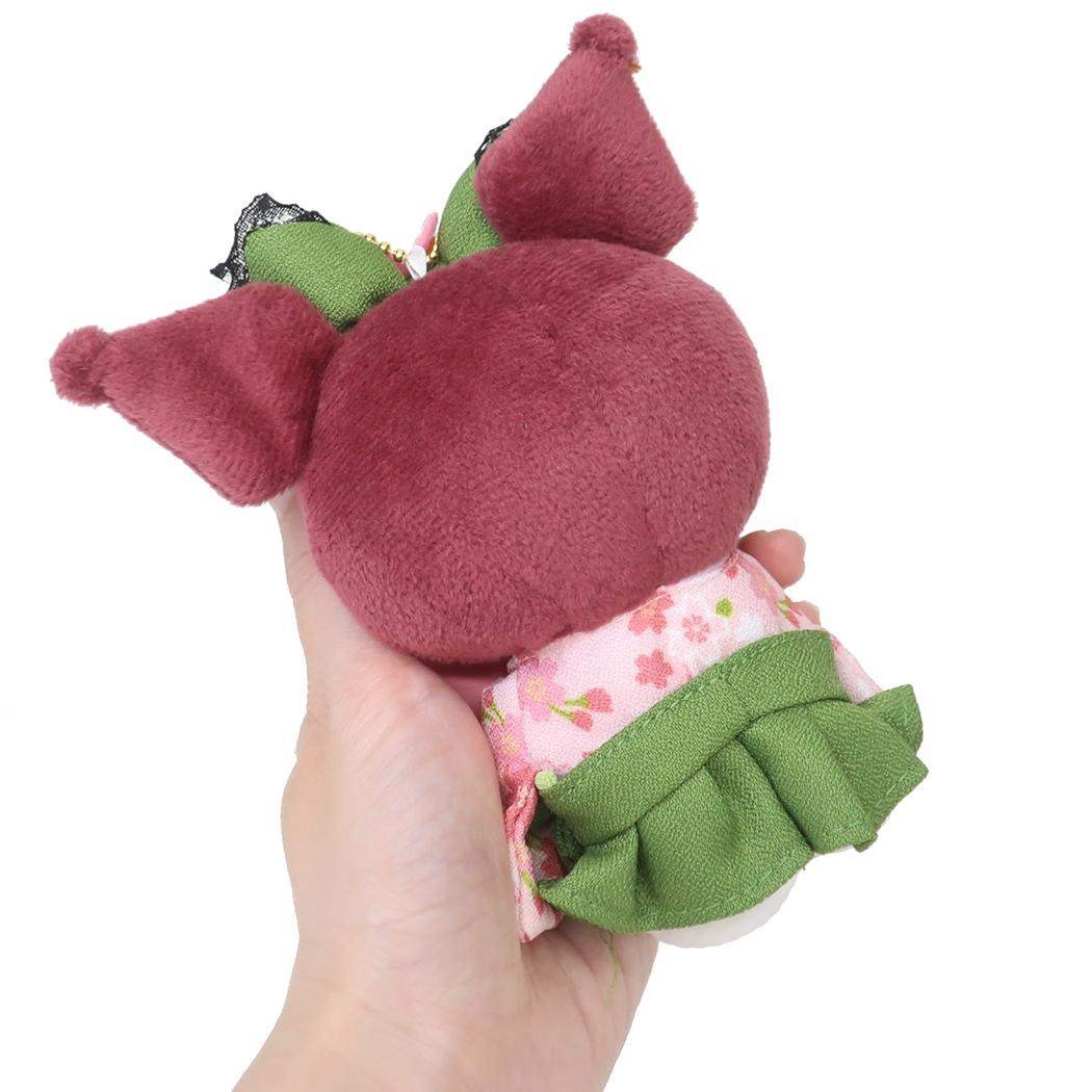 現貨｜Sanrio Kuromi 抹茶和服 日版 毛公仔 吊飾 掛件 (204240-24)