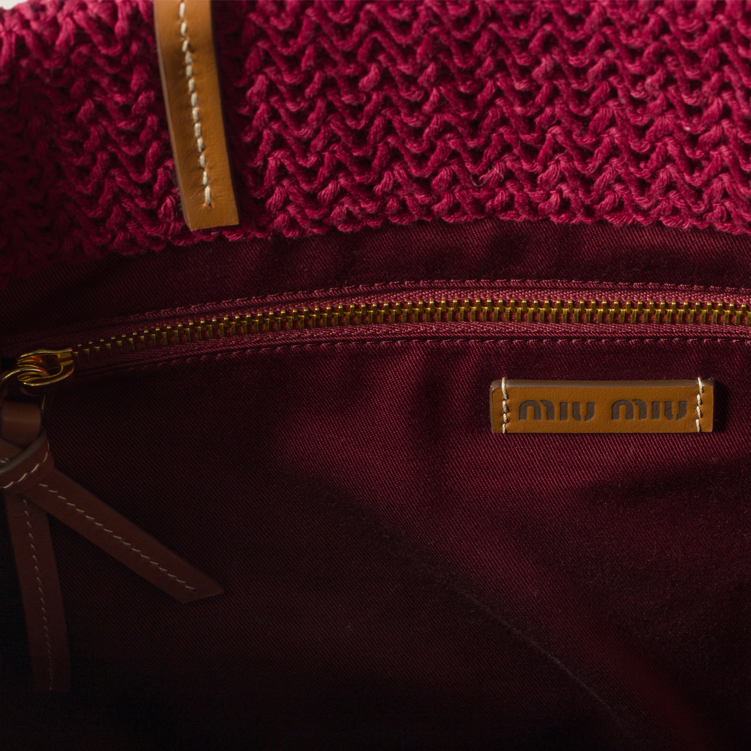 限時精選折扣✨訂貨🍒MiuMiu Woven Tote Bag  Size 34x40x16cm
