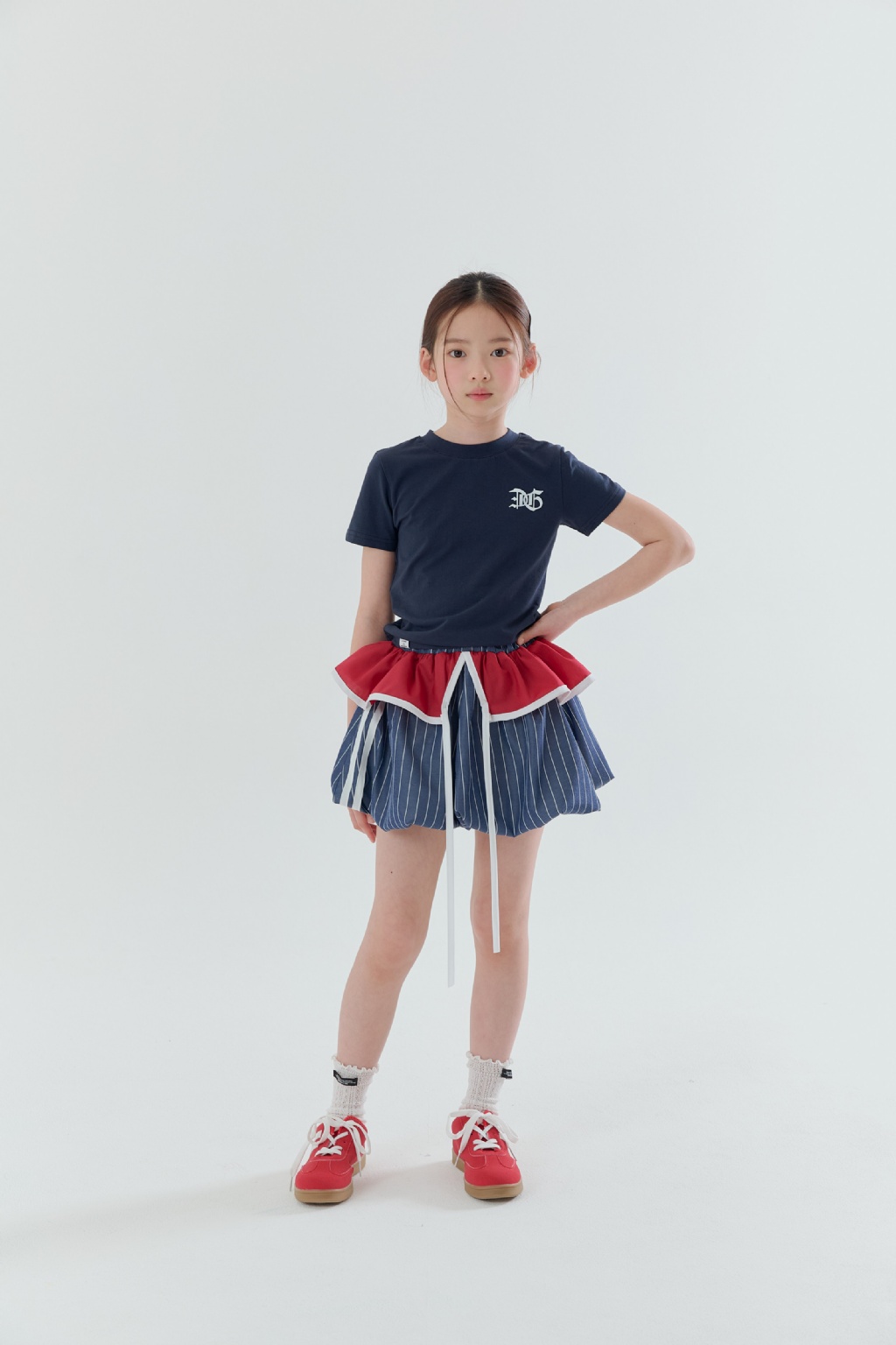  【預訂】 韓國直送 南大門童裝 造型英文上衣