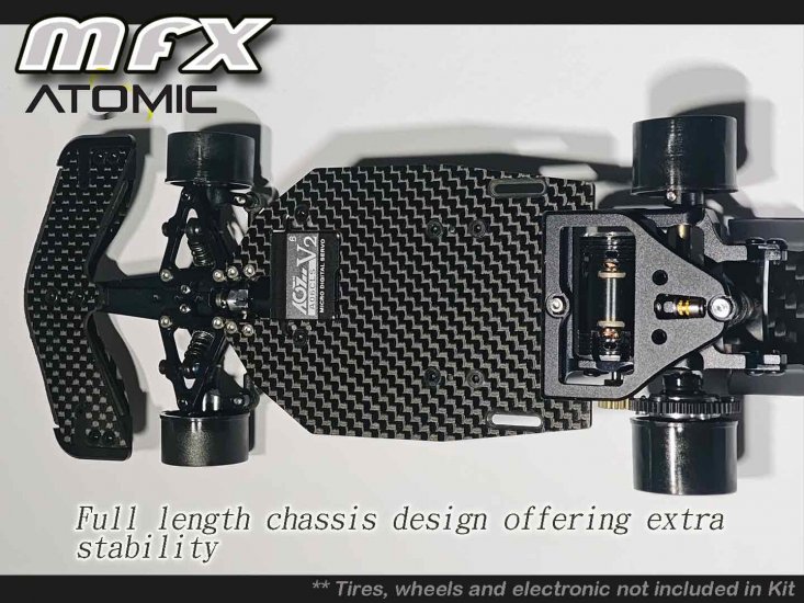 Pre-Order Atomic MFX 1:28 F1 competition chassis kit (w/ lexan body) MFX-KIT