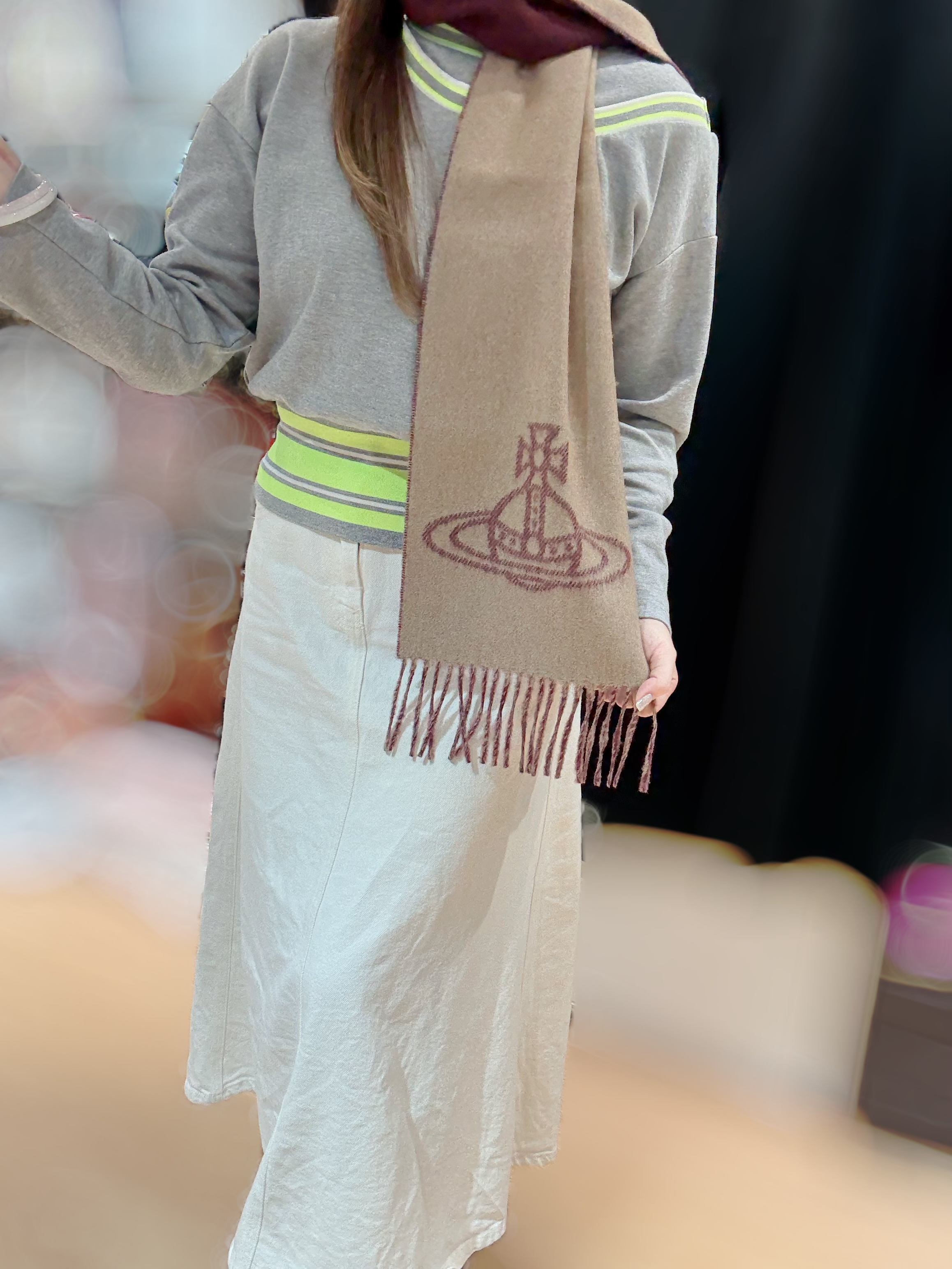 Vivienne Westwood scarf wine