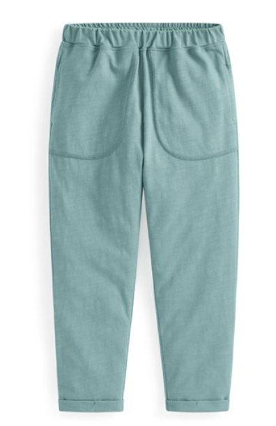 竹節棉口袋長褲-童