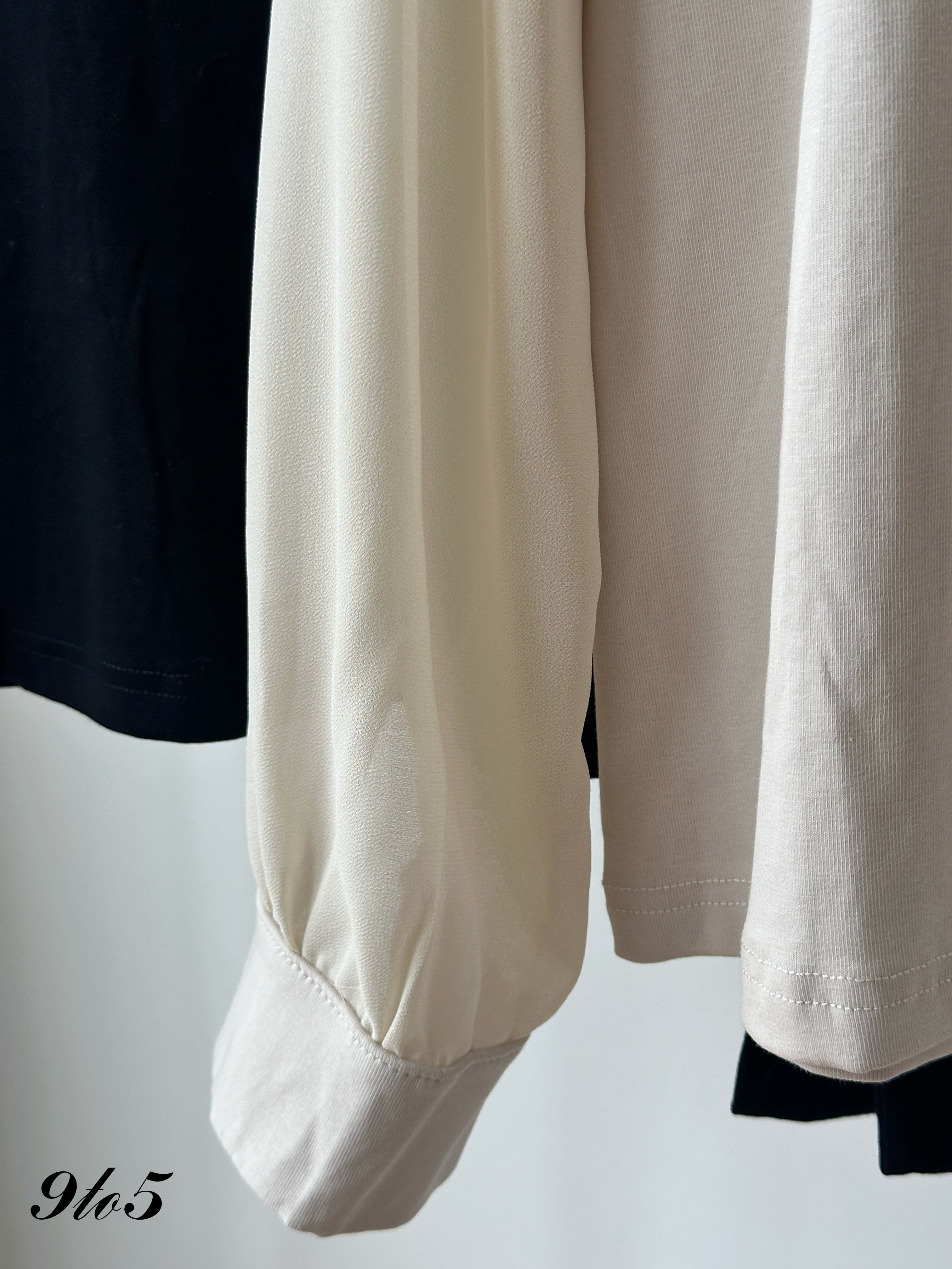 T4409 Tie-Neck Ruffle Blouse - 3 Colors 