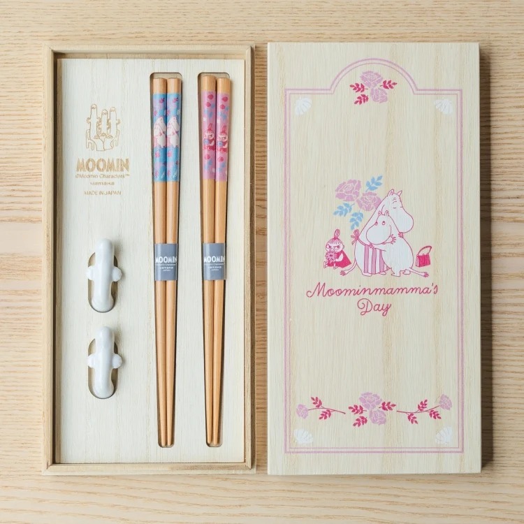 Moomin木盒筷子套裝