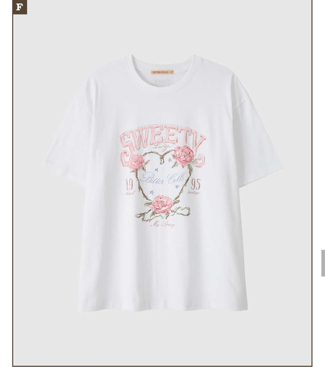Bitter Cells Rose Petal Tee