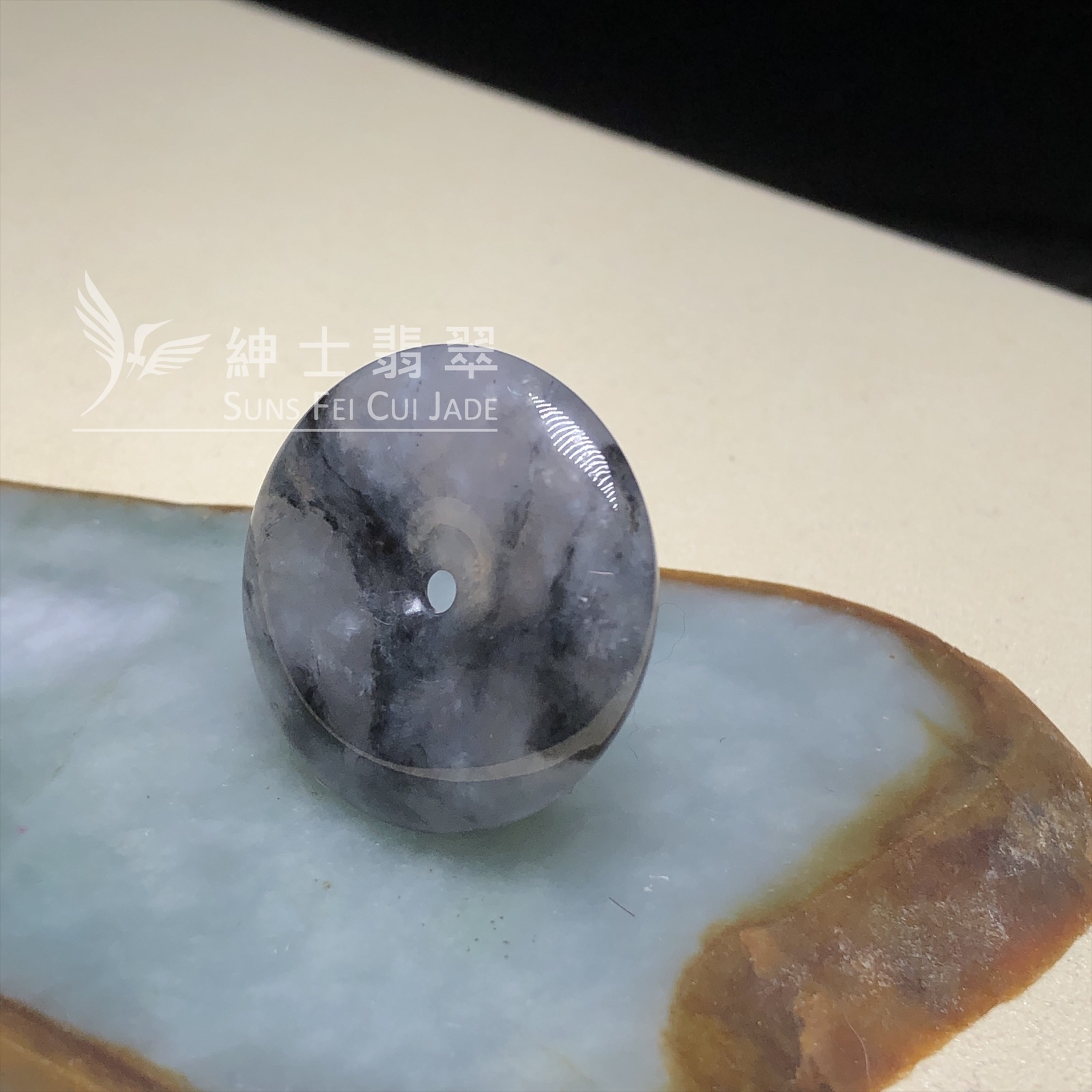 山水烏雞平安扣  B08287