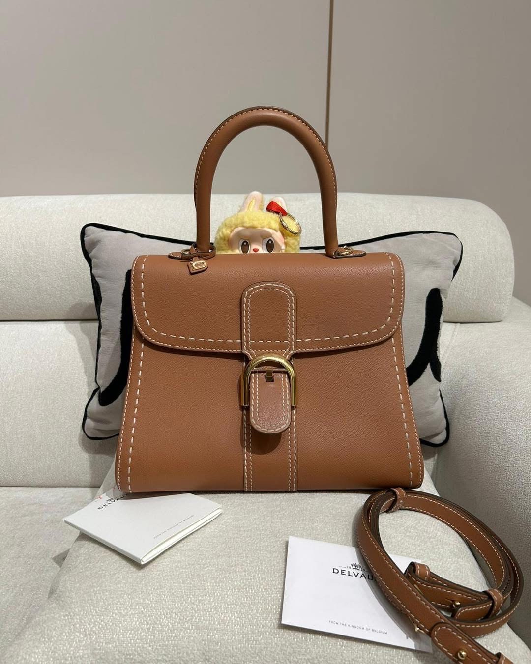 Delvaux brillant mm rodeo calfskin 100%Authentic ,98%new ✅收據 ✅證書✅肩帶✅box 