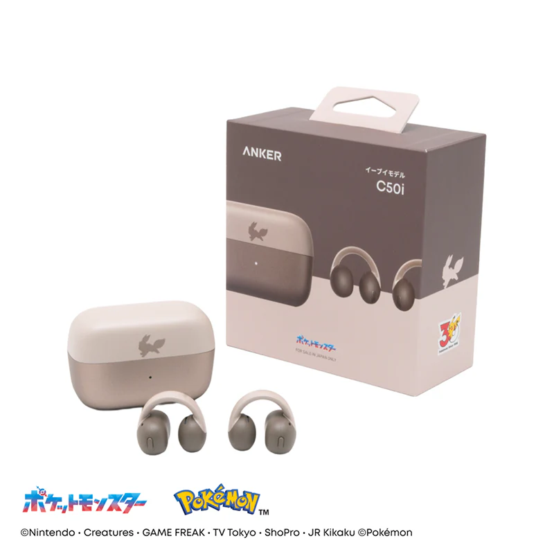 ✨ 商品代購服務需補運費✨Anker Soundcore C50i Pokémon 聯名耳夾式藍牙耳機
