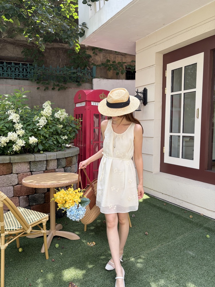 Fleur Embroidered Dress