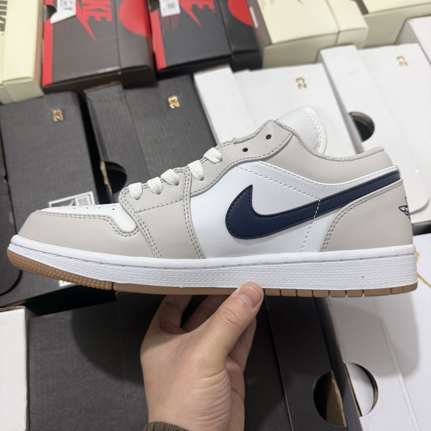 Nike Air Jordan 1 Low 'Cement Fire Red' 553558-060