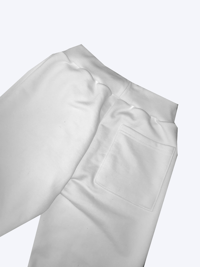 Cotton Gothic Print Flare Sweatpants