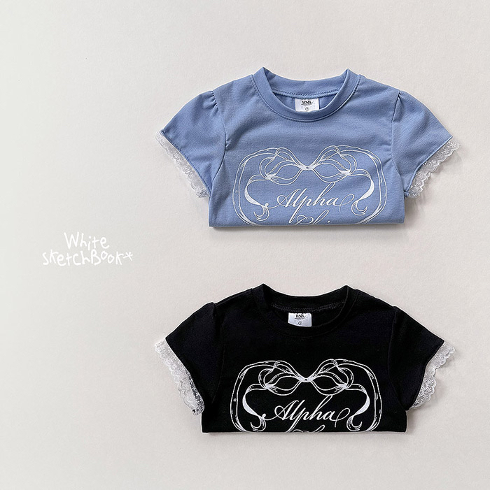 🇰🇷WhiteSketchBook tee