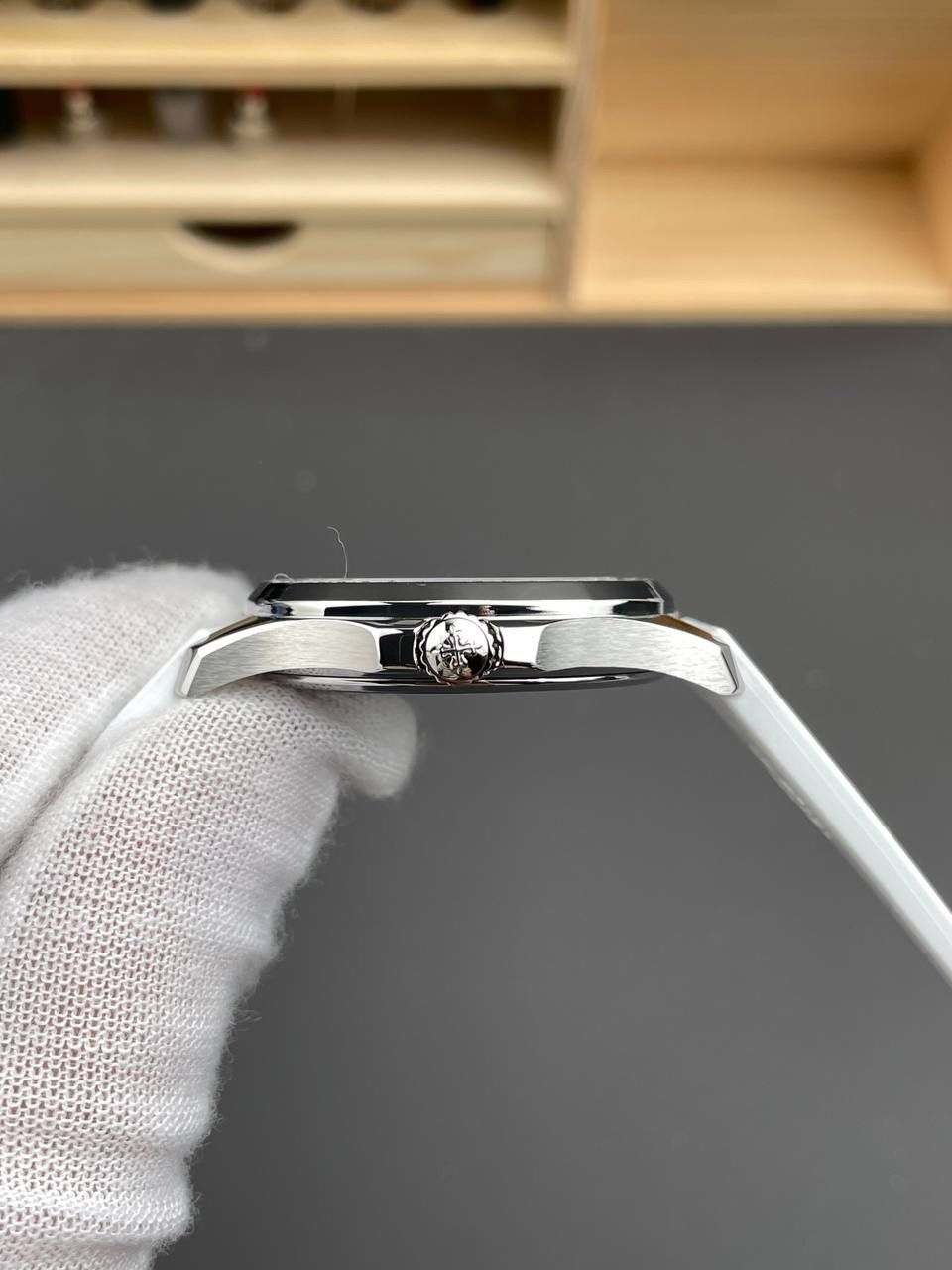 🌐百达翡丽 女手雷5067 白盘钻圈/35.6mm/石英款🌐