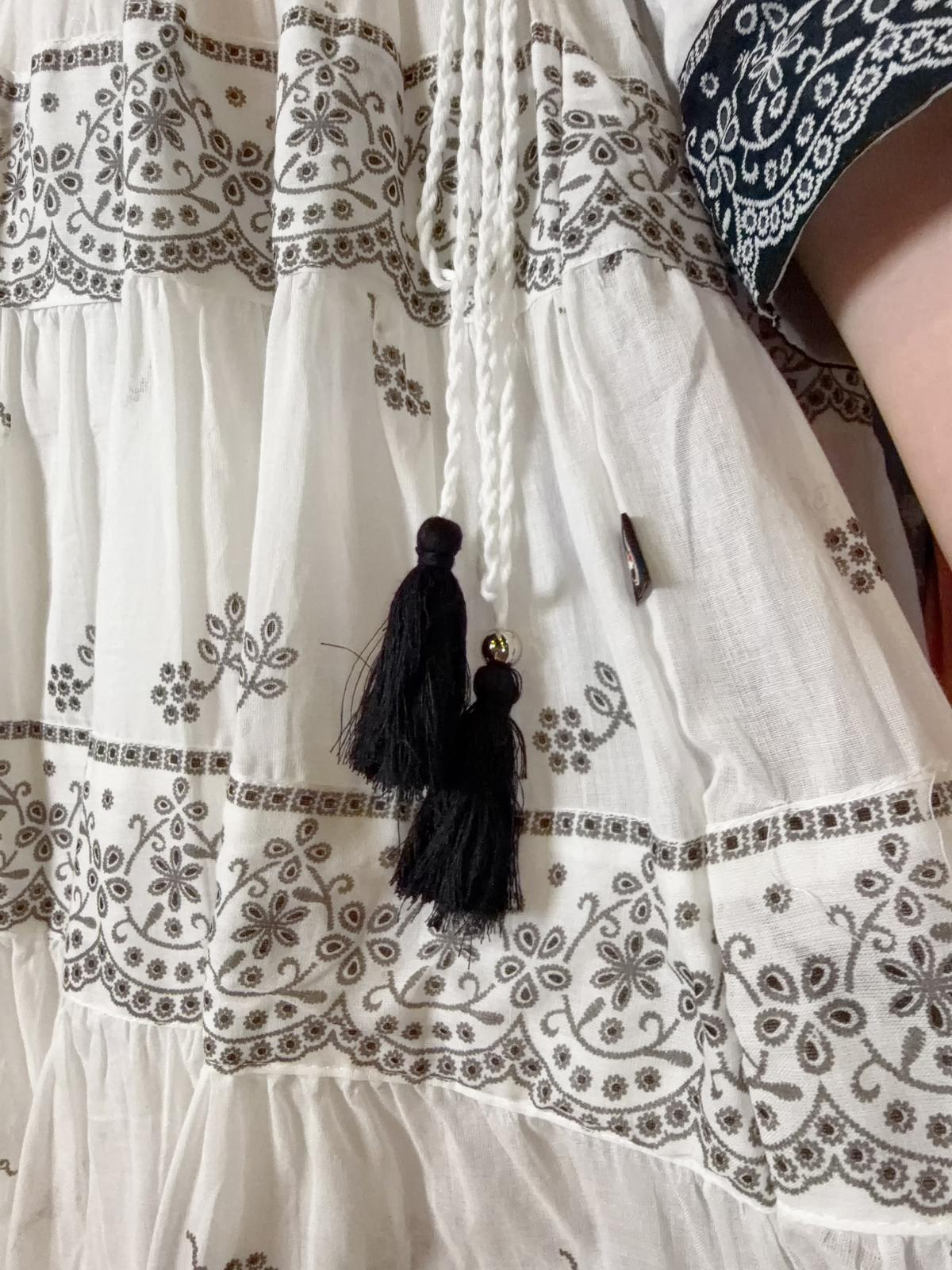 Black BB Cotton 3-Tier Cake Short OP 35.5" #1372