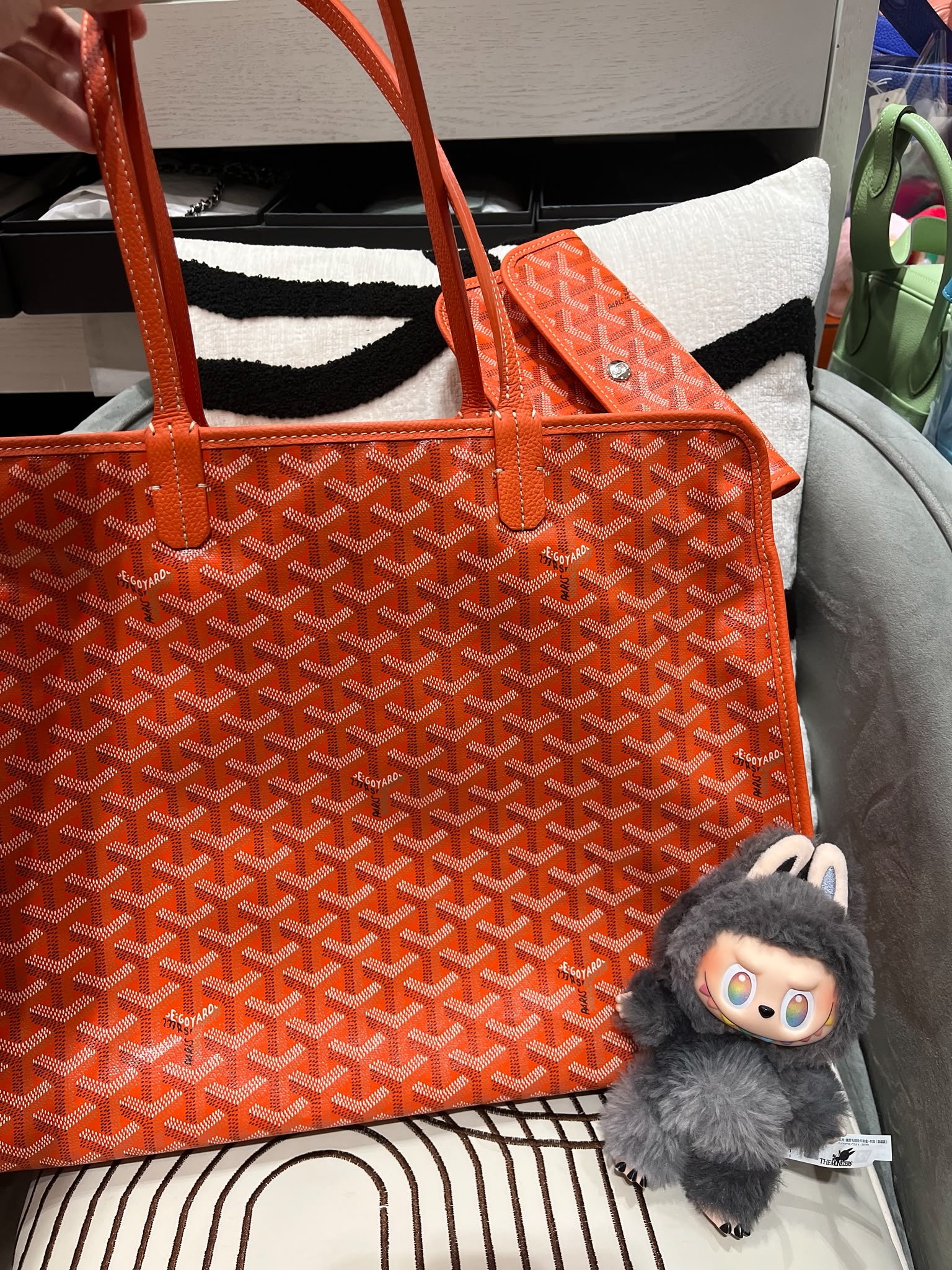 Goyard Hardy pm Tote Bag 100%Authentic, 98%new ✅專門店收據✅防塵袋