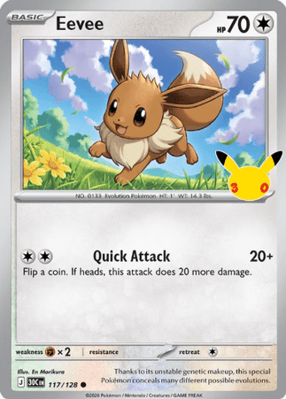 Pokemon TCG 30th Celebration - Single Card List 