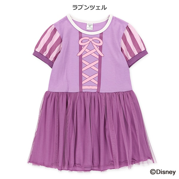 🆕【⭐訂購⭐】🌀 🇯🇵 日本直送🇯🇵 #Ariel / #Rapunzel 薄紗飾邊 連身裙🌀 [ELDA-0117][260422]