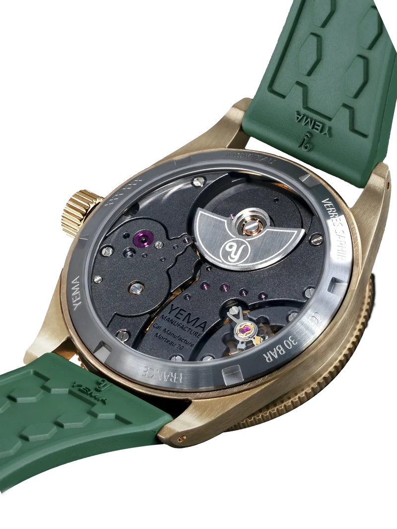 YEMA - Skin Diver Slim Bronze CMM.20 - 12.26.20.34.ZN.U4 Green