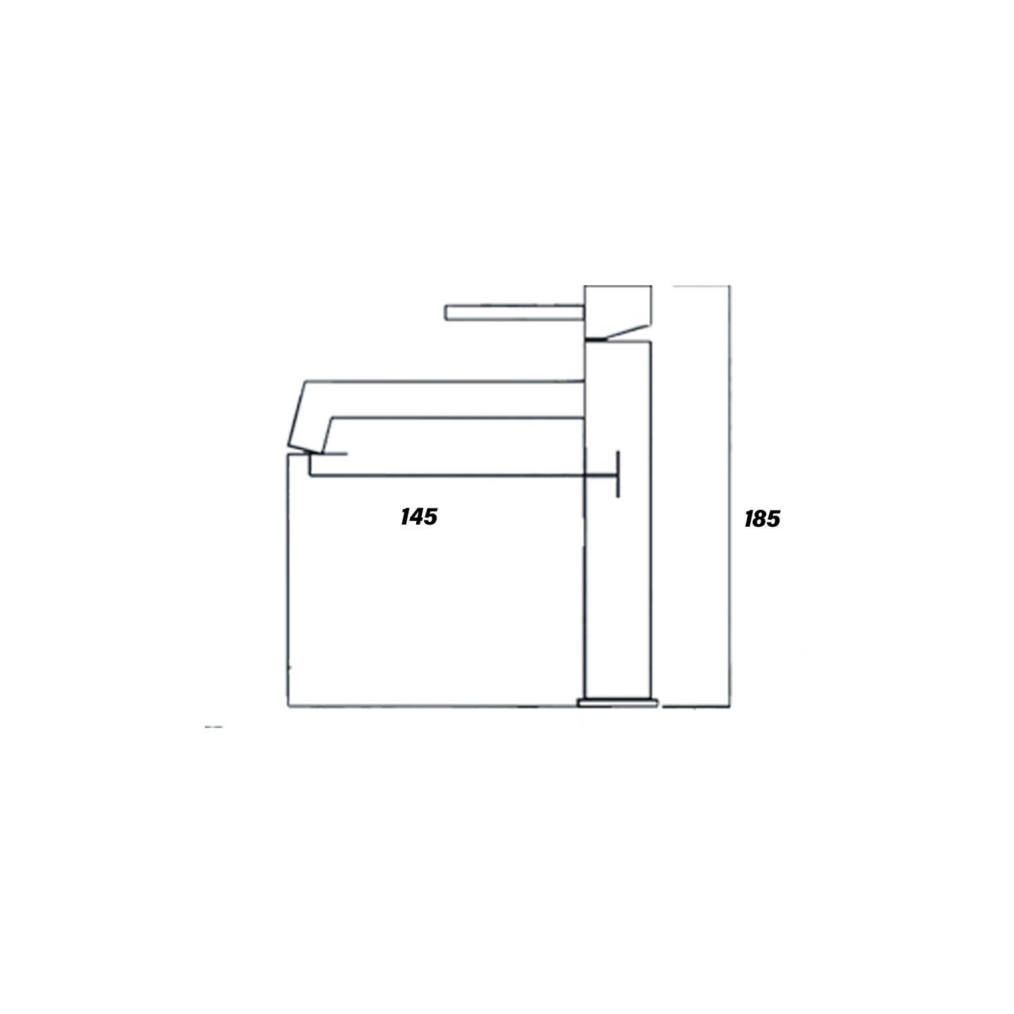Otosani 304# Stainless Steel Basin Tap 180Mm (966-82#) OTO966-82