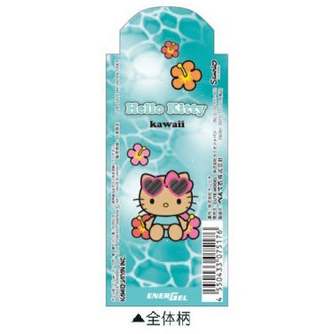 現貨｜Sanrio Hello Kitty 日本製 Pentel EnerGel 0.5mm 黑色 啫喱筆 (307517)