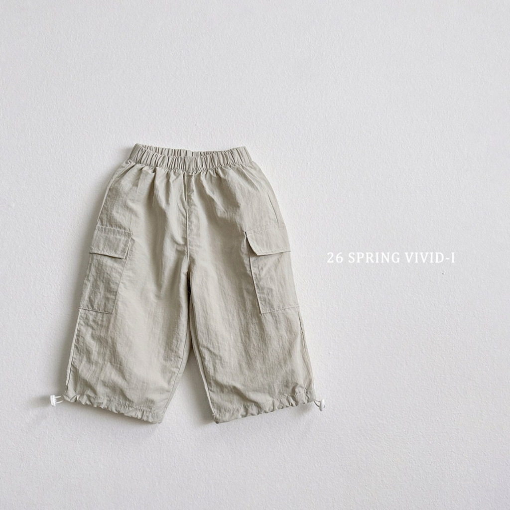 🌸預訂 韓國直送🌸🇰🇷VIVIDI四色口袋寬鬆工裝束腳褲