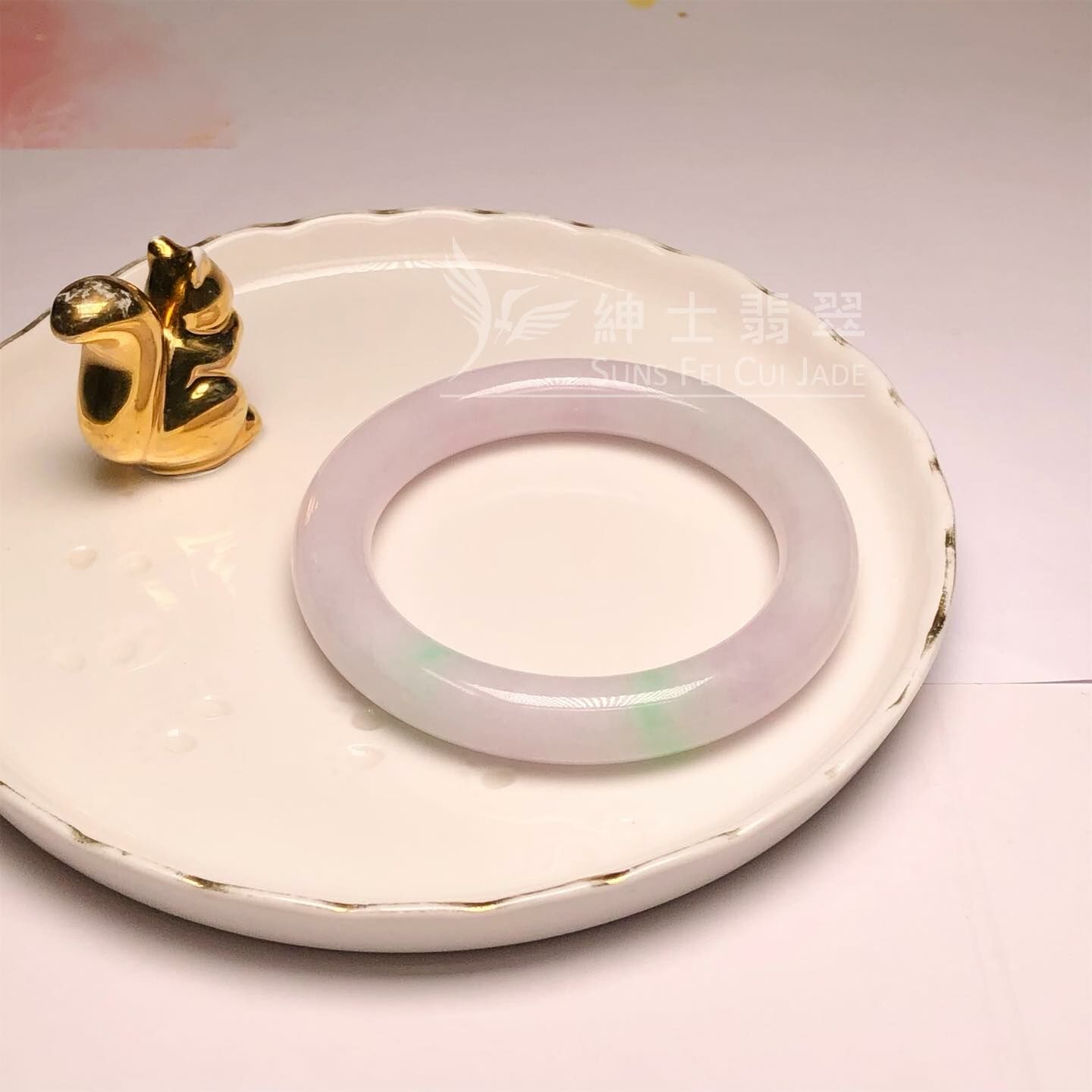 木那粉紫圓鐲52.8mm