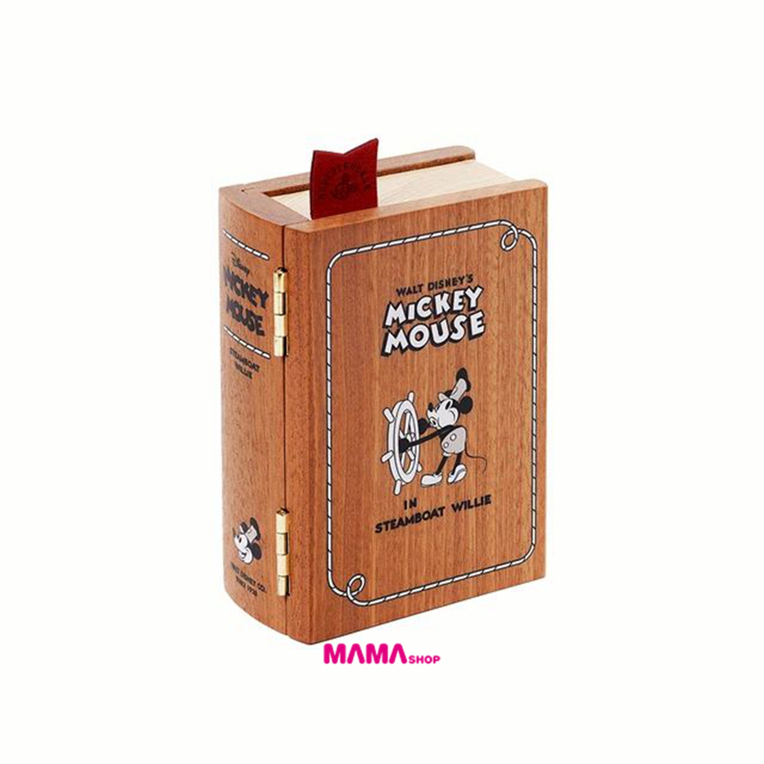 台灣直送迪士尼米奇典藏書造型音樂盒