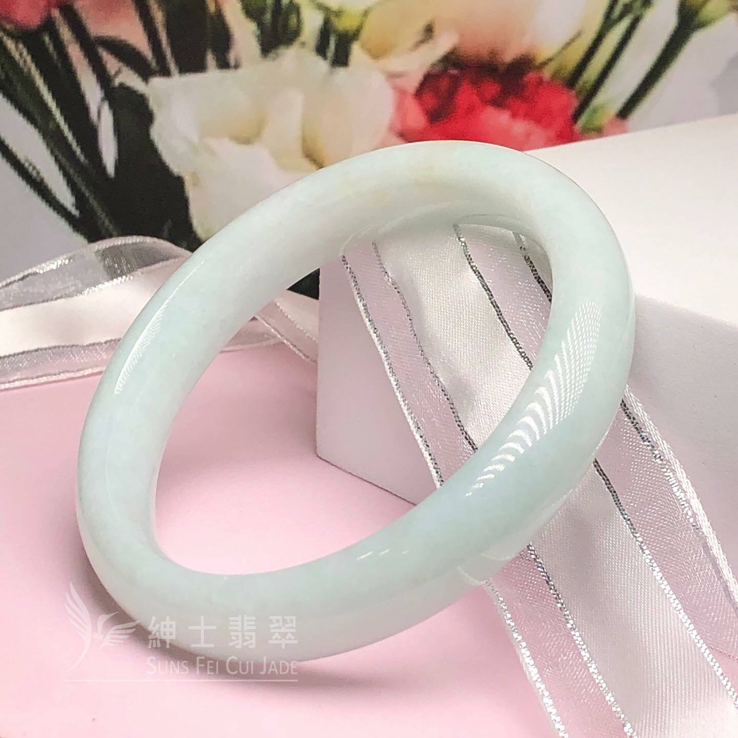 擺三橋蘋果綠福鐲59mm