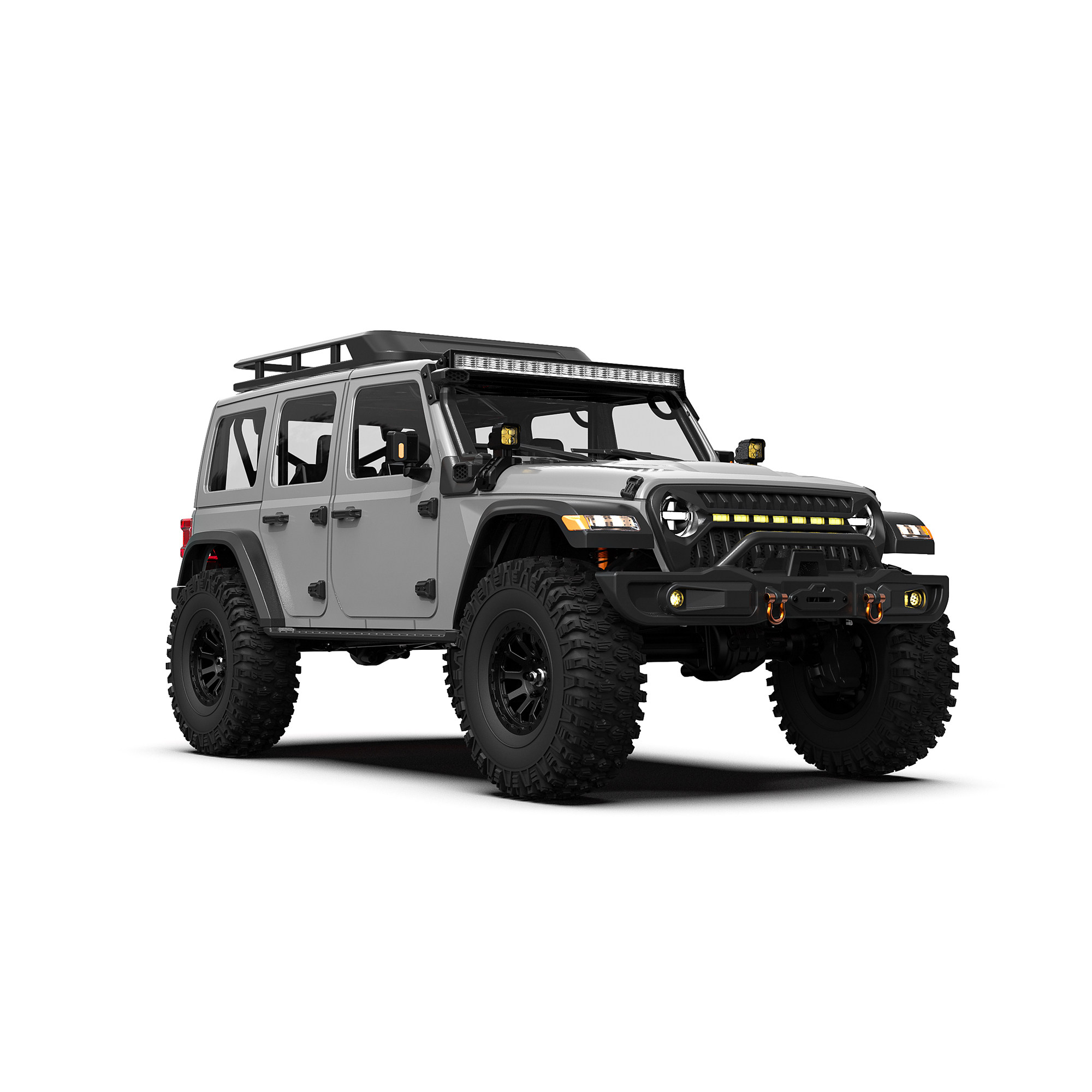 全新 RLAARLO 1/7 Sensored Brushless Crawler MK07 V2 Hand-Painted | 雷拉洛 侏羅紀圖案 攀爬車 | 前後差速鎖 | 變速波箱