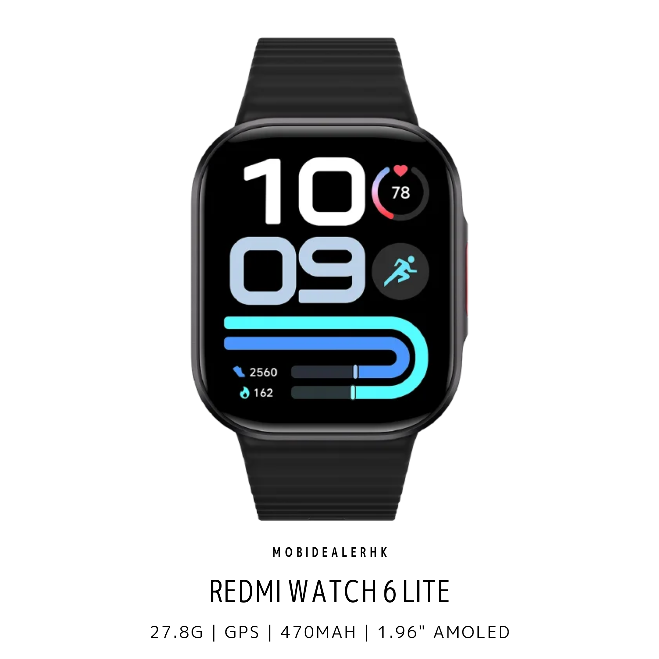 Redmi Watch 6 Lite | 紅米 Watch 6 Lite | 智能手錶 | 1.96" | AMOLED | GPS | 藍牙通話 | 5ATM | 18天續航
