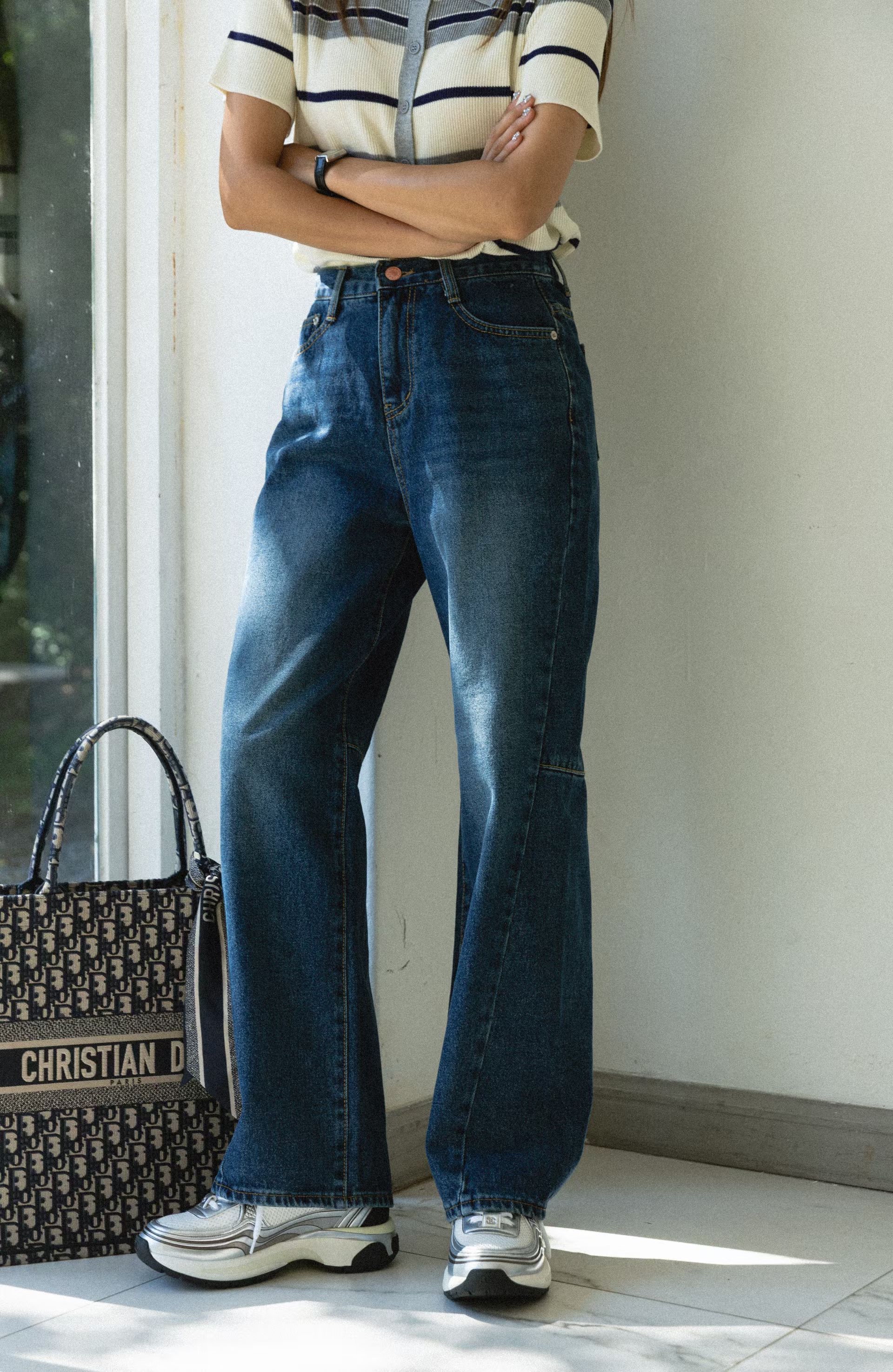 🇰🇷SALE韓國🇰🇷接拼牛仔褲