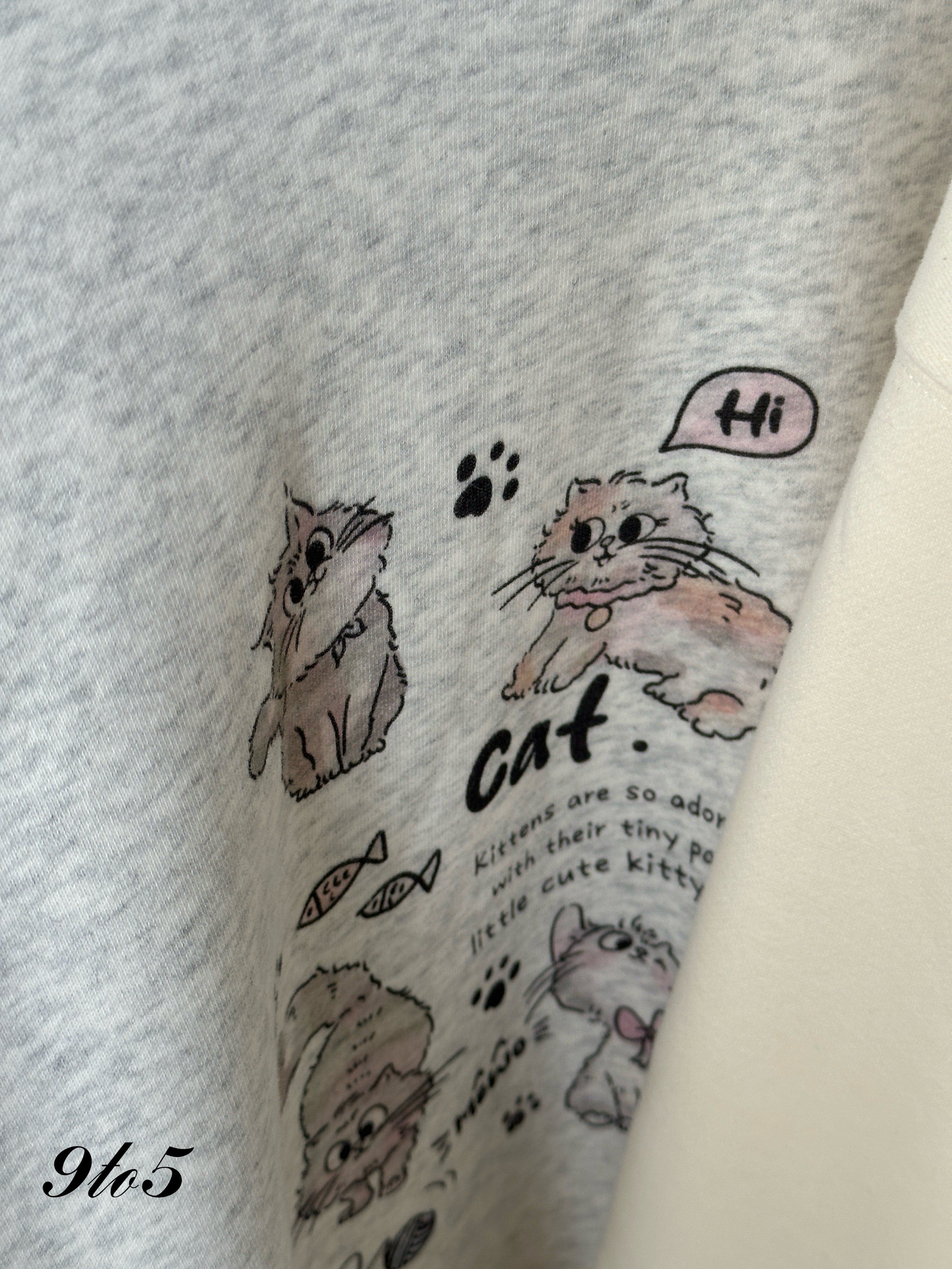 T4047 Kitty Sweatshirt - 3 Colors