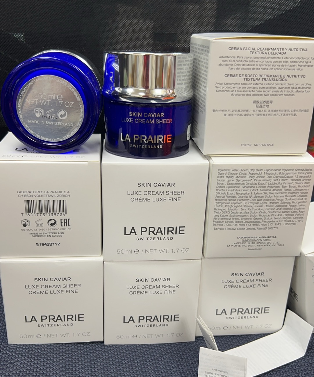 內萊珀妮魚子精華瓊貴乳霜sheer50ml輕盈版容 白盒簡裝