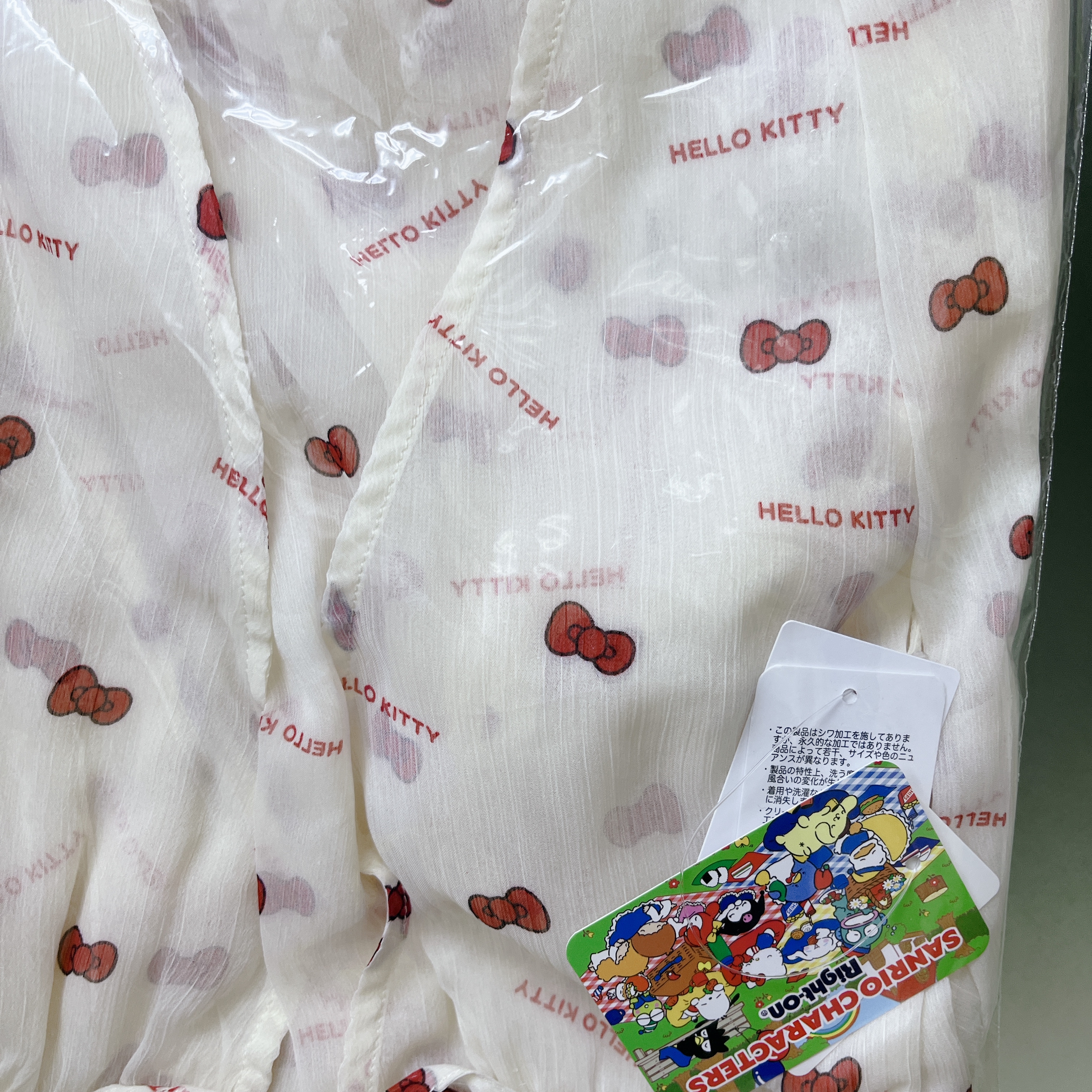 日本預訂📍日本Sanrio x Right On得意訓覺樣系列 - 半透背心