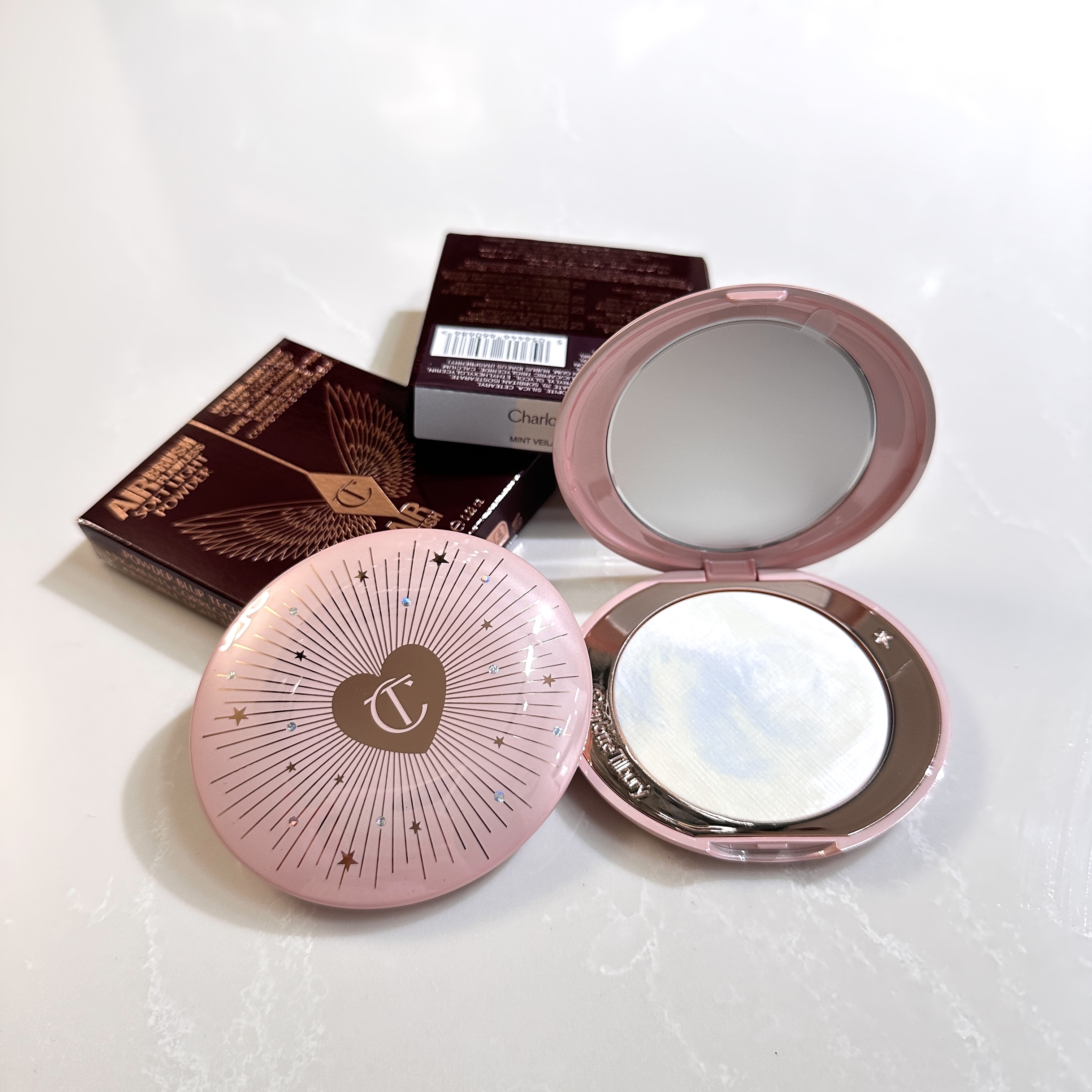 🆕限定版 Charlotte Tilbury CT 小綠餅# MINT VEIL 雲霧綠 粉餅 10g