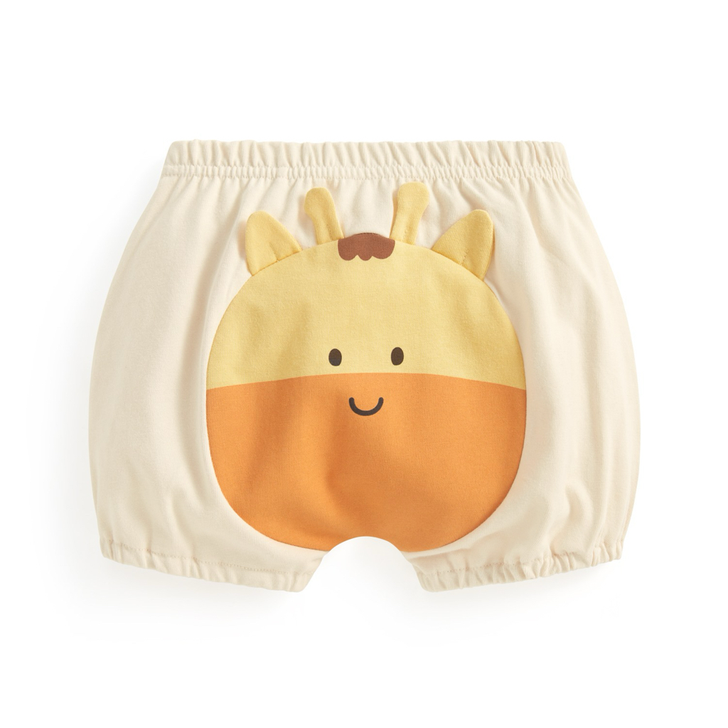💚預訂 台灣直送💚三色臀部動物造型純棉屁屁短褲