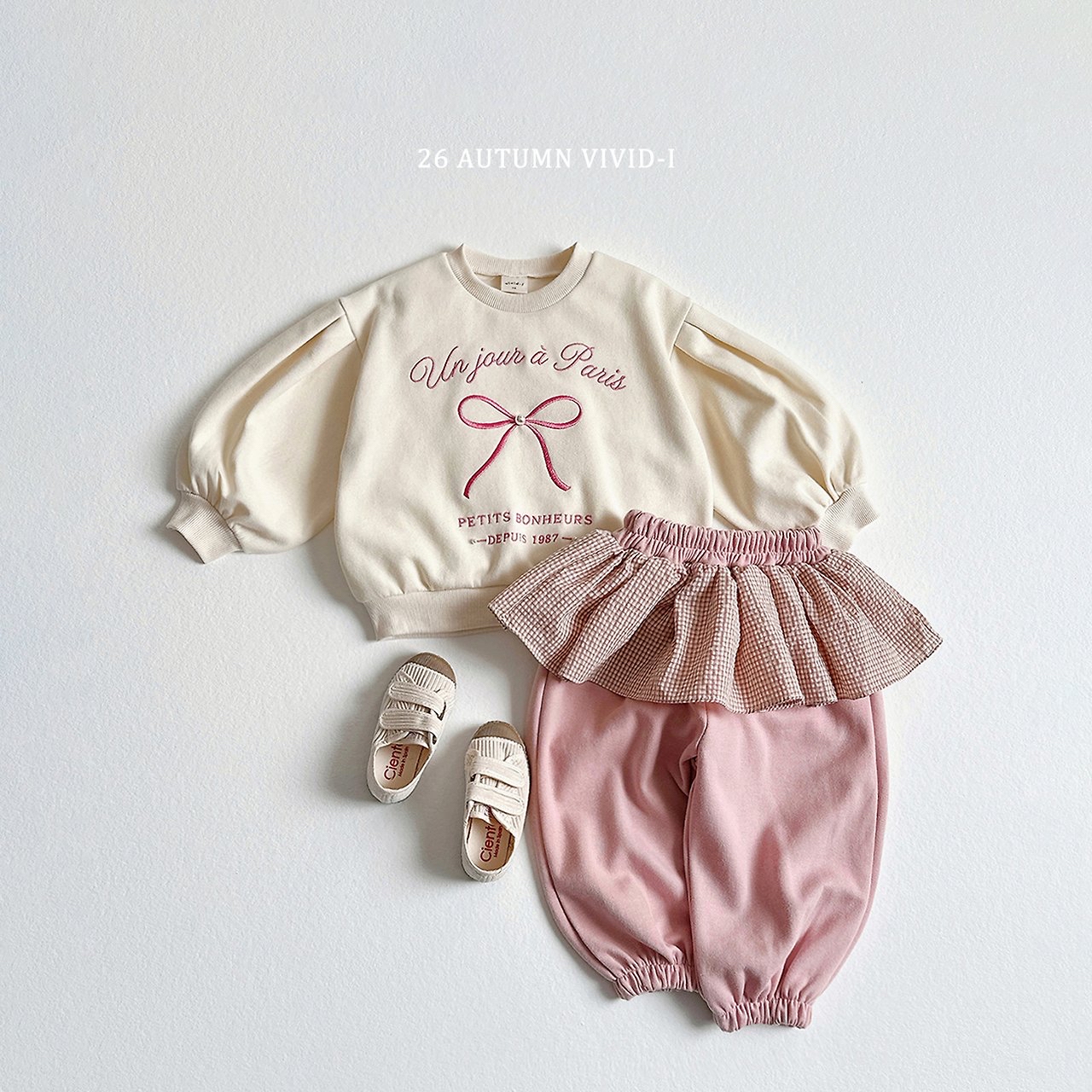 Vivid | Ribbon Jinju Puff Man to Man