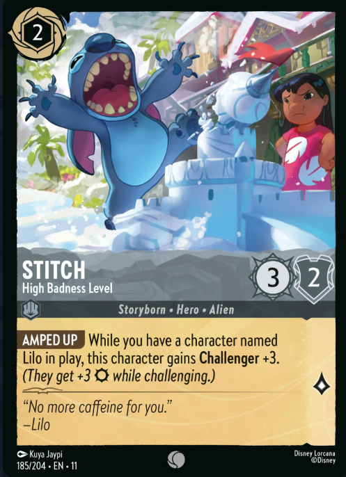 185/204 Stitch - High Badness Level C