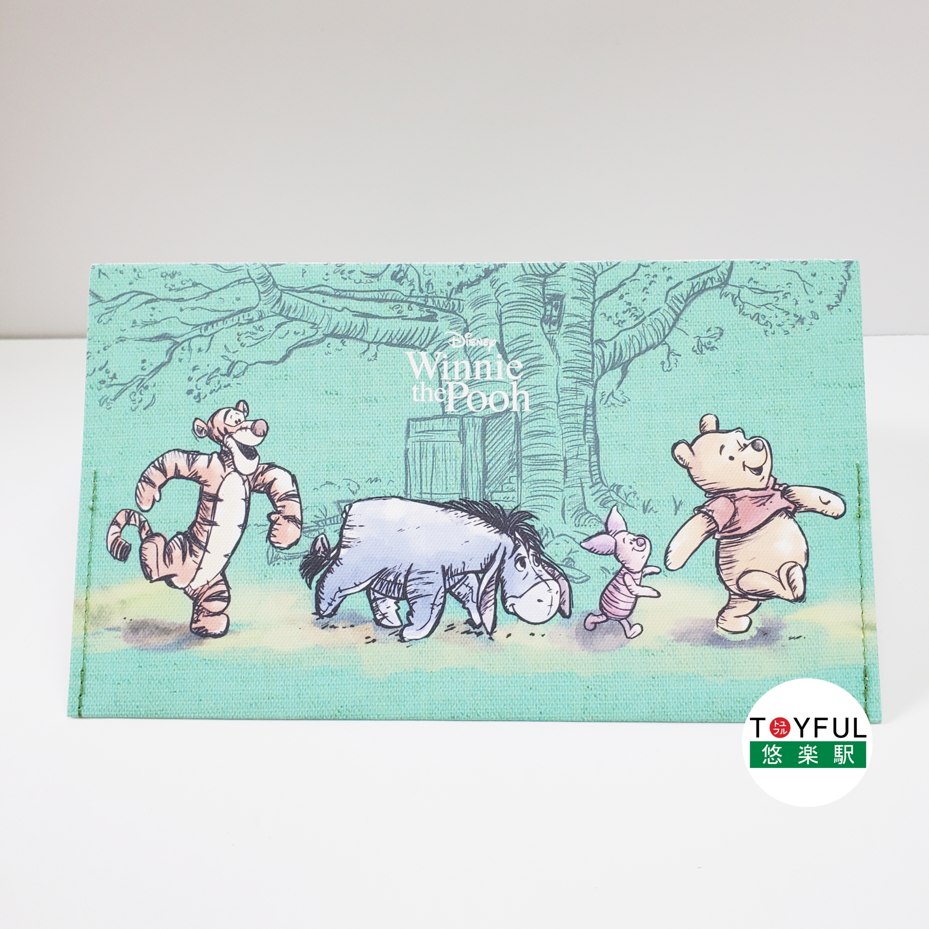 [現貨] [日本直送] 小熊維尼|布紋面車票套 {TF2210297}