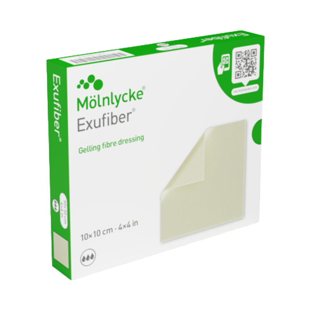 Molnlycke Exufiber 高吸量親水凝膠水纖維敷料