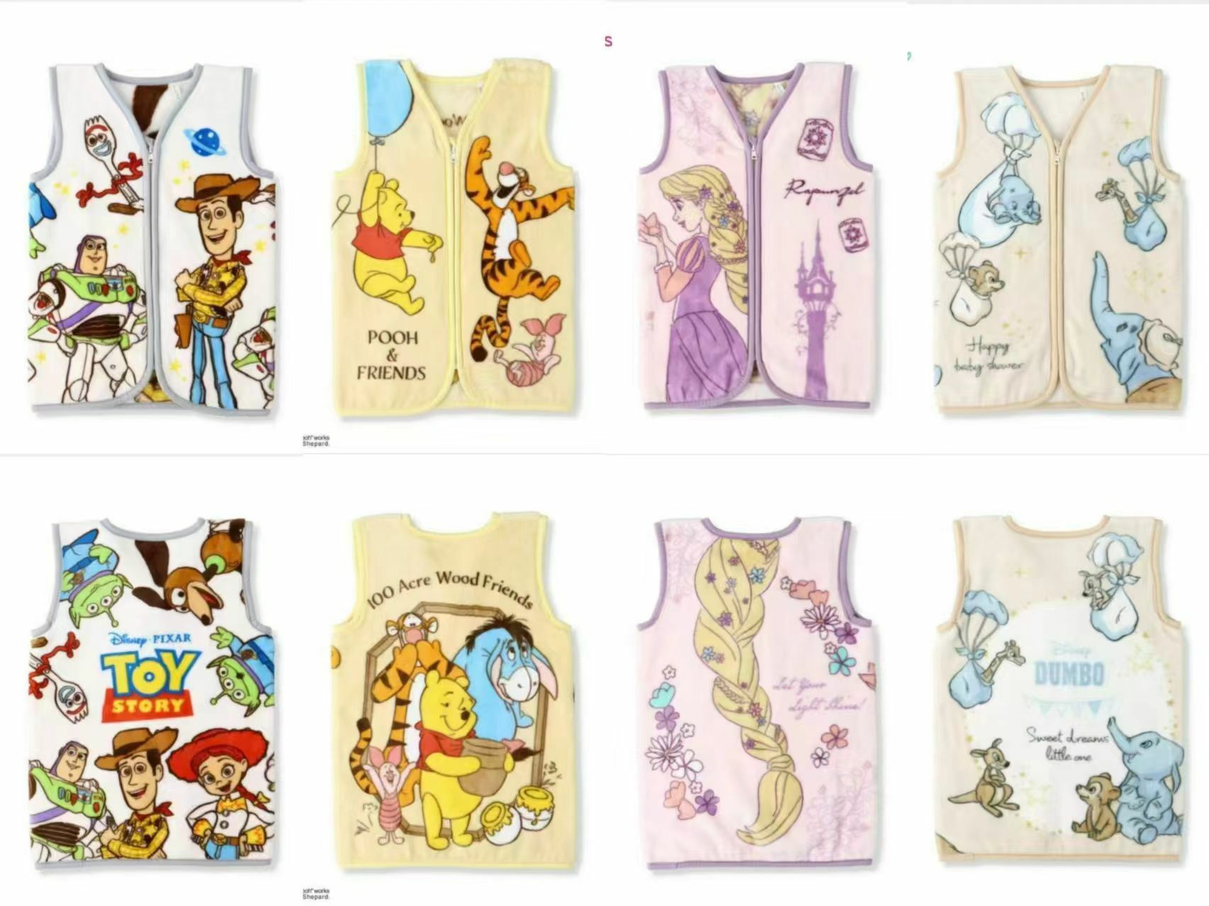 Disney Baby系列小毛氈／馬甲 - 1件 現貨